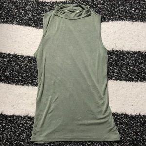 High neck tank top